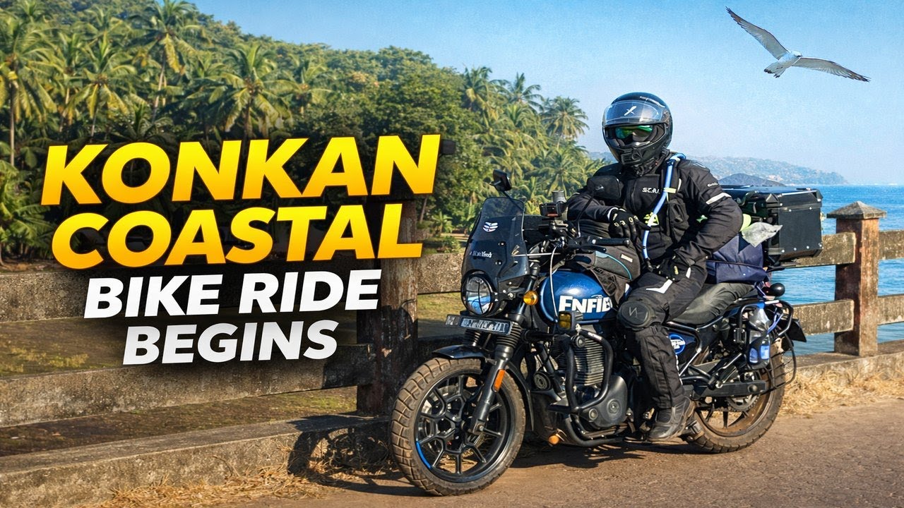 Konkan Coastal Bike Ride EP 01  Thane to Diveagar & Explore | VLOG 6 |