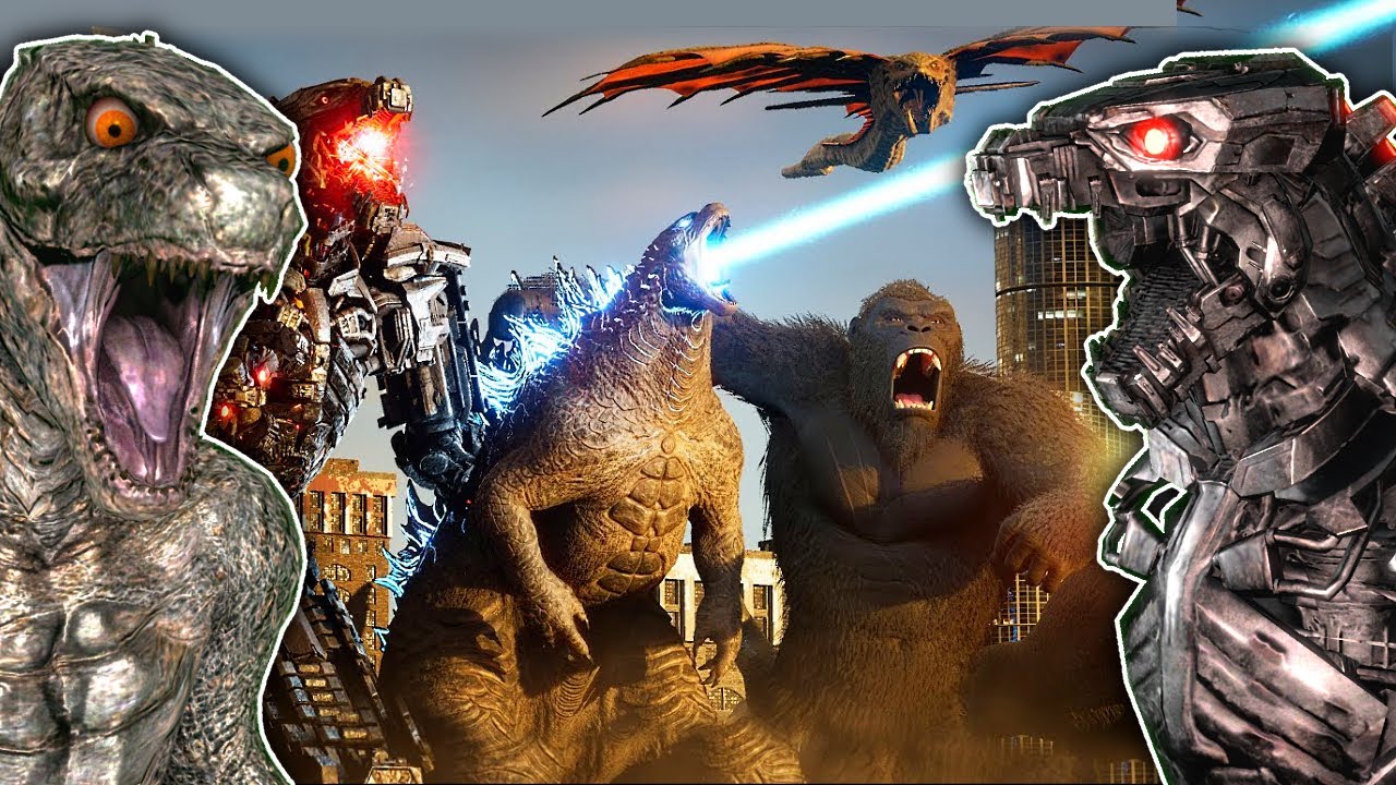 Реакция Годзиллы и Мехи на «Годзиллу против Конга»: сравнение размеров