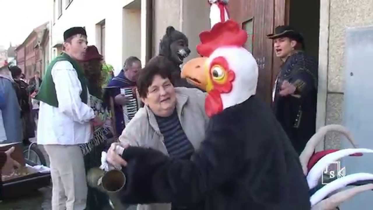 Masopustní průvod - Slatinice 14. 2. 2015