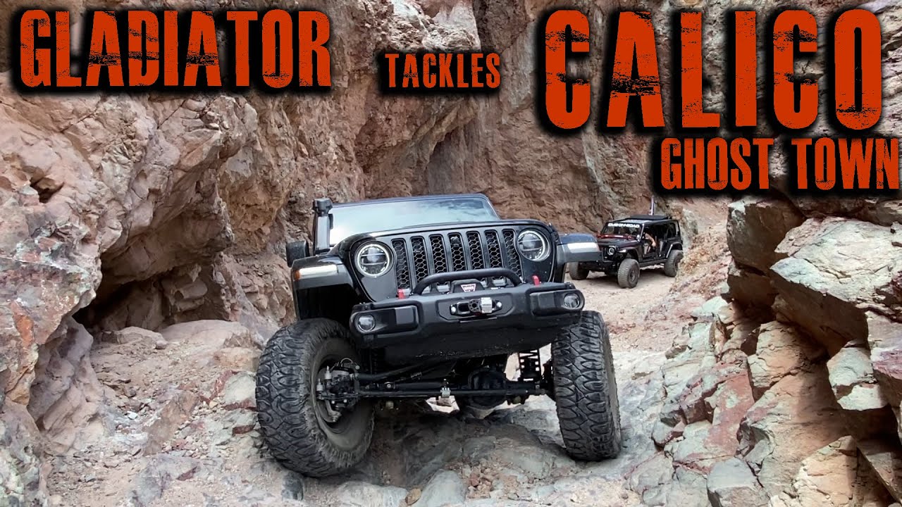Jeep Gladiator Test #2 - Rock Trails @ Calico Ghost Town, CA