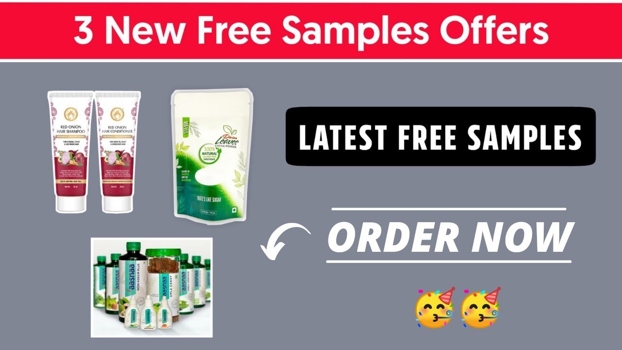 3 New Free Sample Offer | Free Sample In India | Free Earning Tech