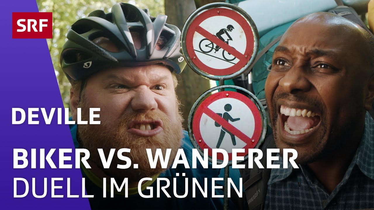 Biker gegen Wanderer | Deville