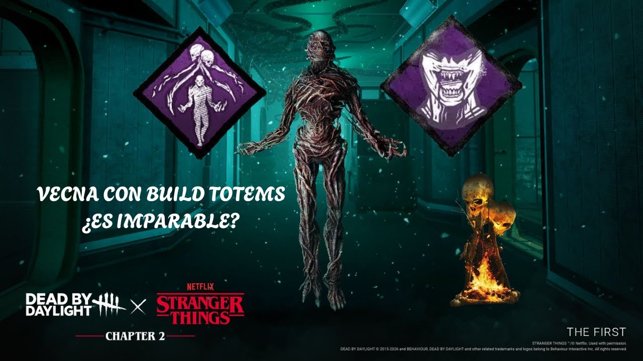 VECNA de STRANGER THINGS con build TOTEMS y addon iridiscente. ¿Es IMPARABLE? Dead by Daylight