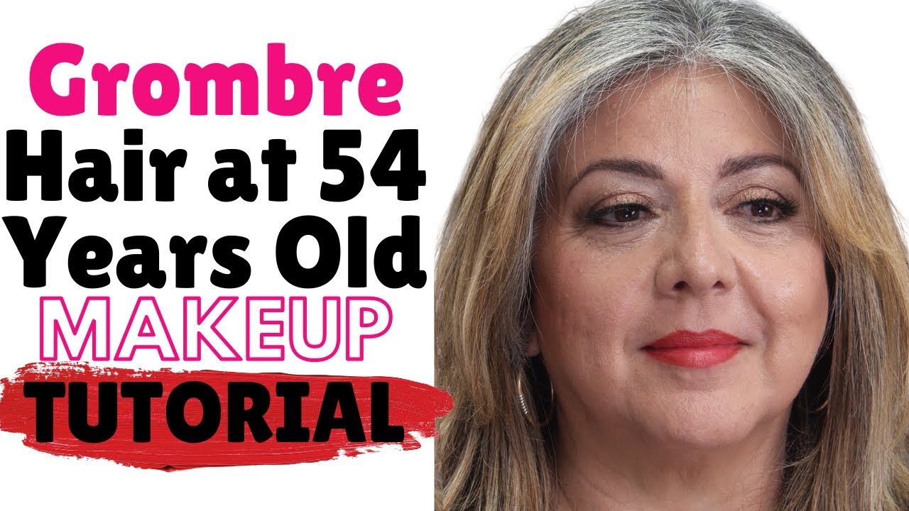 Grombre Hair At 54 Years Old [Makeup Tutorial] 🌟 Fierce Aging with Nikol Johnson