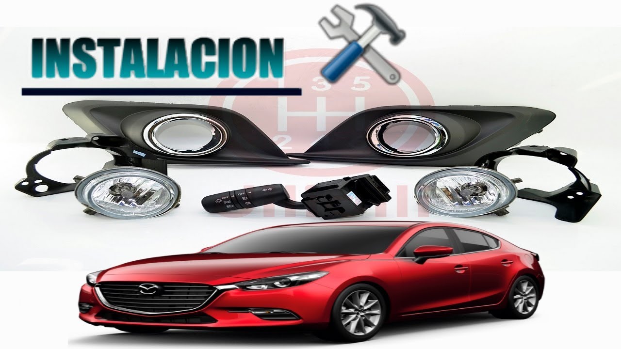 Instalación De Luces De Niebla O Faros De Exploradoras Del Mazda 