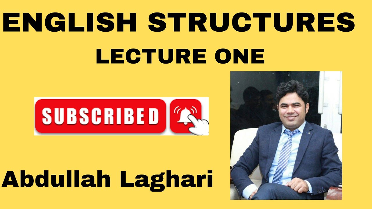 English Structures (lecture 1)