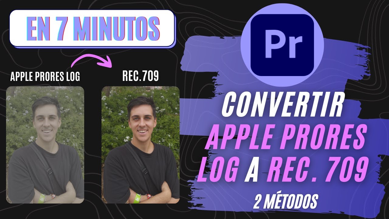 Cómo CONVERTIR APPLE ProRes LOG a REC.709 | Adobe Premiere Pro Tutorial