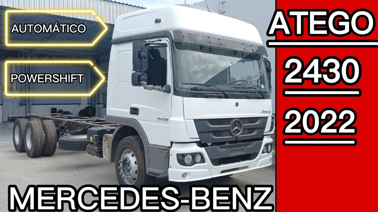 ATEGO 2430 AUTOMÁTICO LEITO TETO ALTO 2022 #mercedesbenz #atego #2430 #vitóriadiesel #powershift