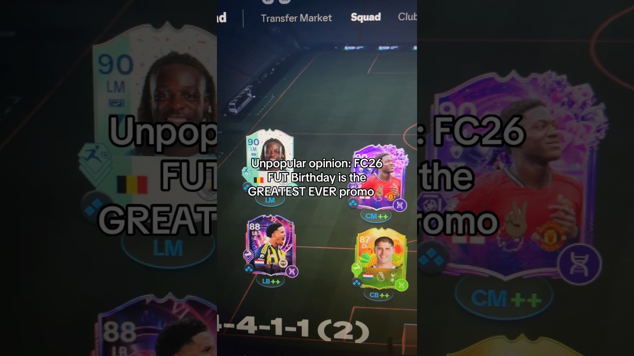 fc26 fut birthday is the GREATEST EVER promo✌🏽#fc26 #eafc #ultimateteam #fifa #fyp #viral