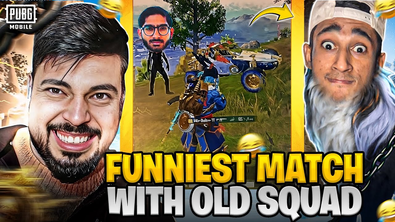 Finally!! Old Squad Is Here 😍 | PUBG MOBILE Funniest Gameplay 😂