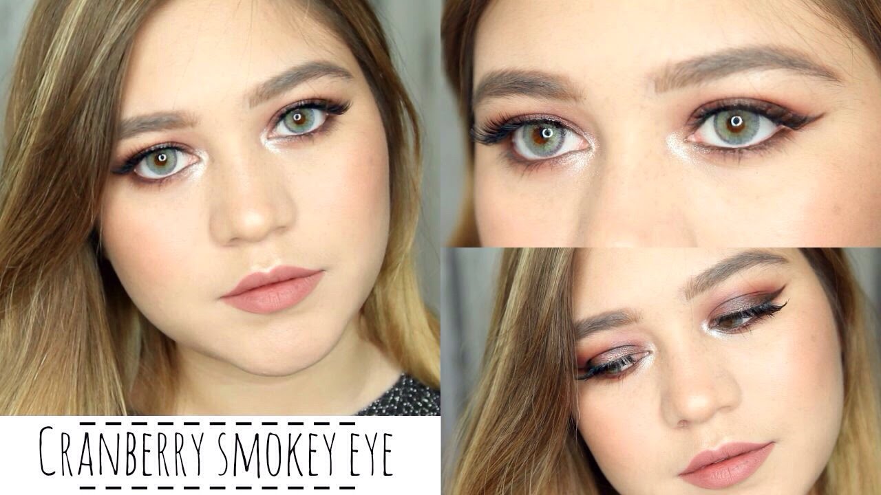 Cranberry smokey eye | SarahAyu