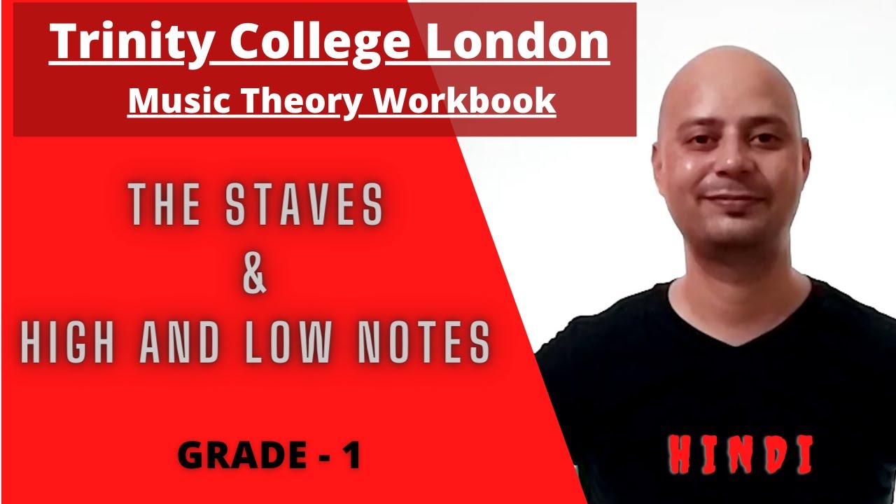 Trinity Music theory Grade 1 - Part 1 - Stave and Notes - Hindi