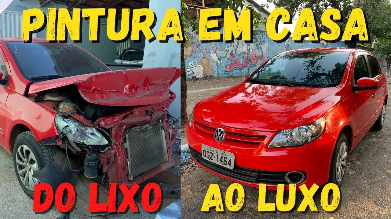Pintura do Gol G5 de Leilão feita em Casa (Ep 03)