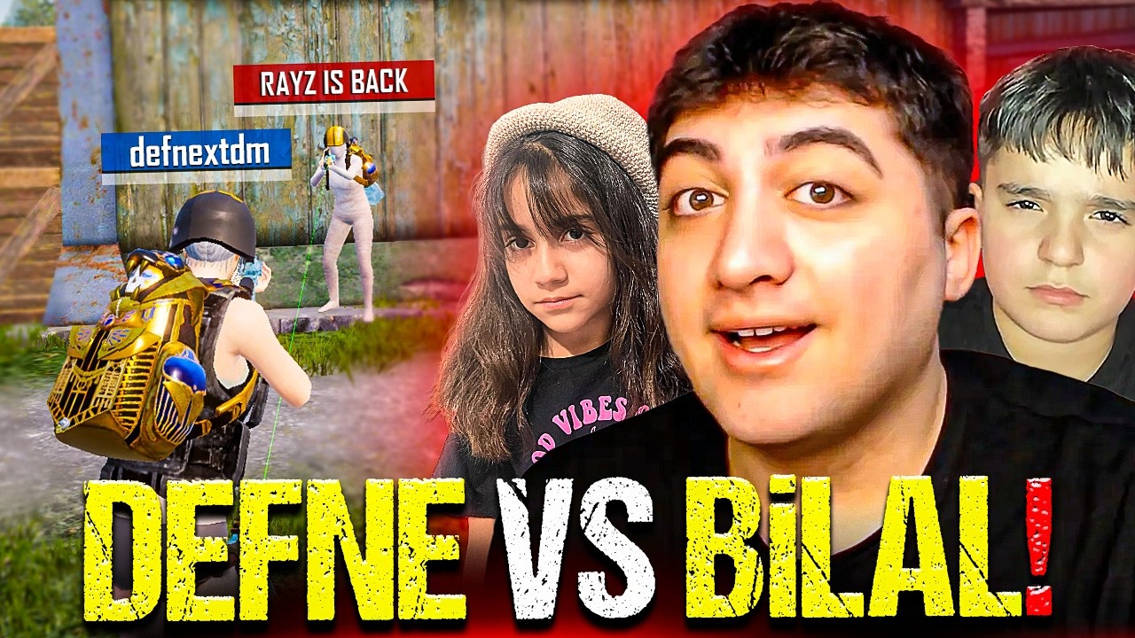 DEFNE vs BİLAL! ORTALIK KARIŞTI! | PUBG Mobile