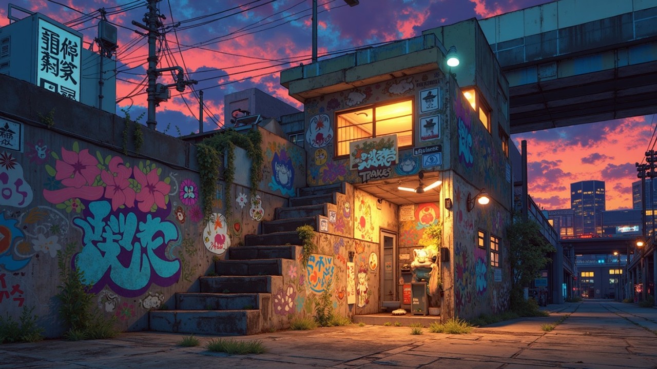 Tokyo Lofi Nights: Токийские Лоу-Фай Ночи, Японский Лоу-Фай Хип-Хоп, Чилаут, Учеба и Релакс 🎶
