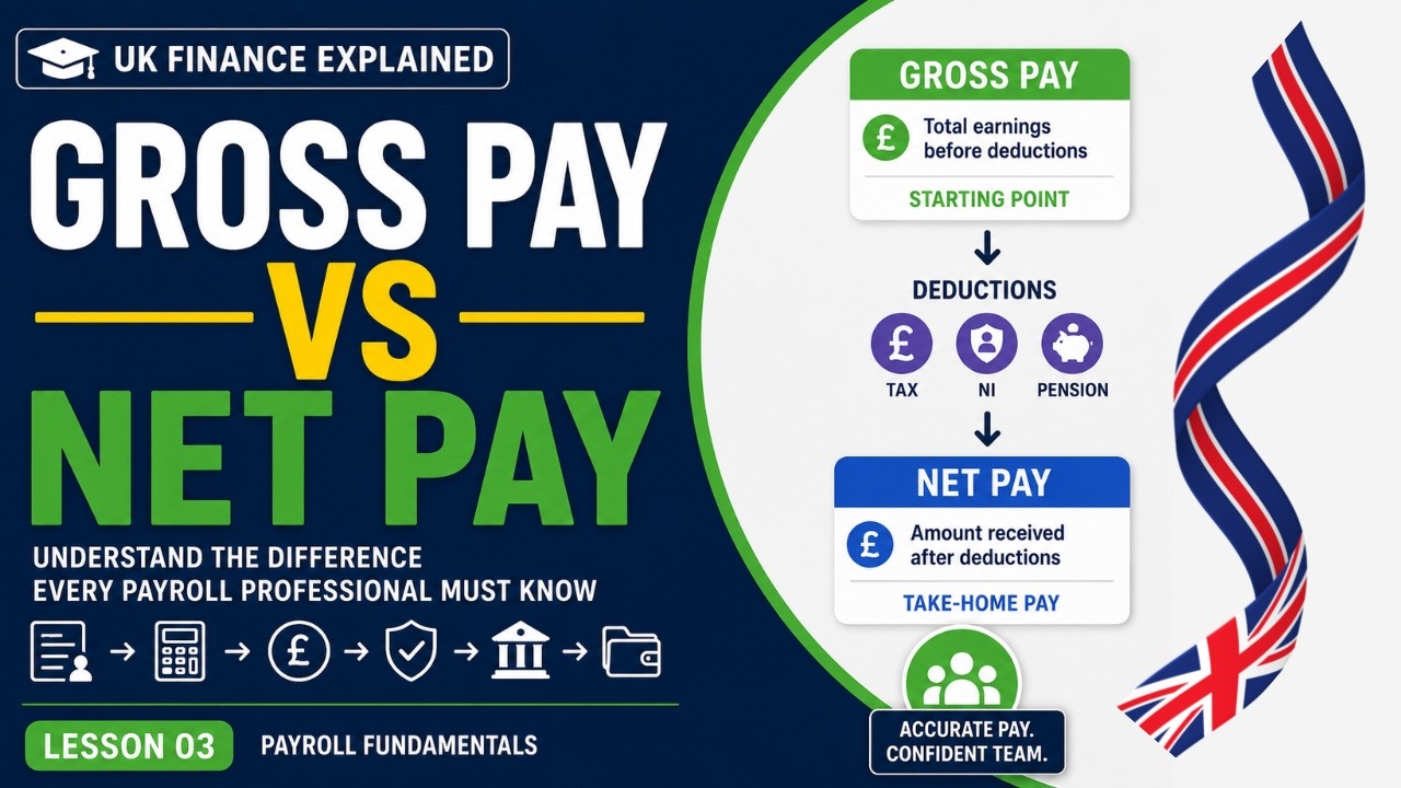 Gross Pay vs Net Pay | UK Payroll Explained for Complete Beginners