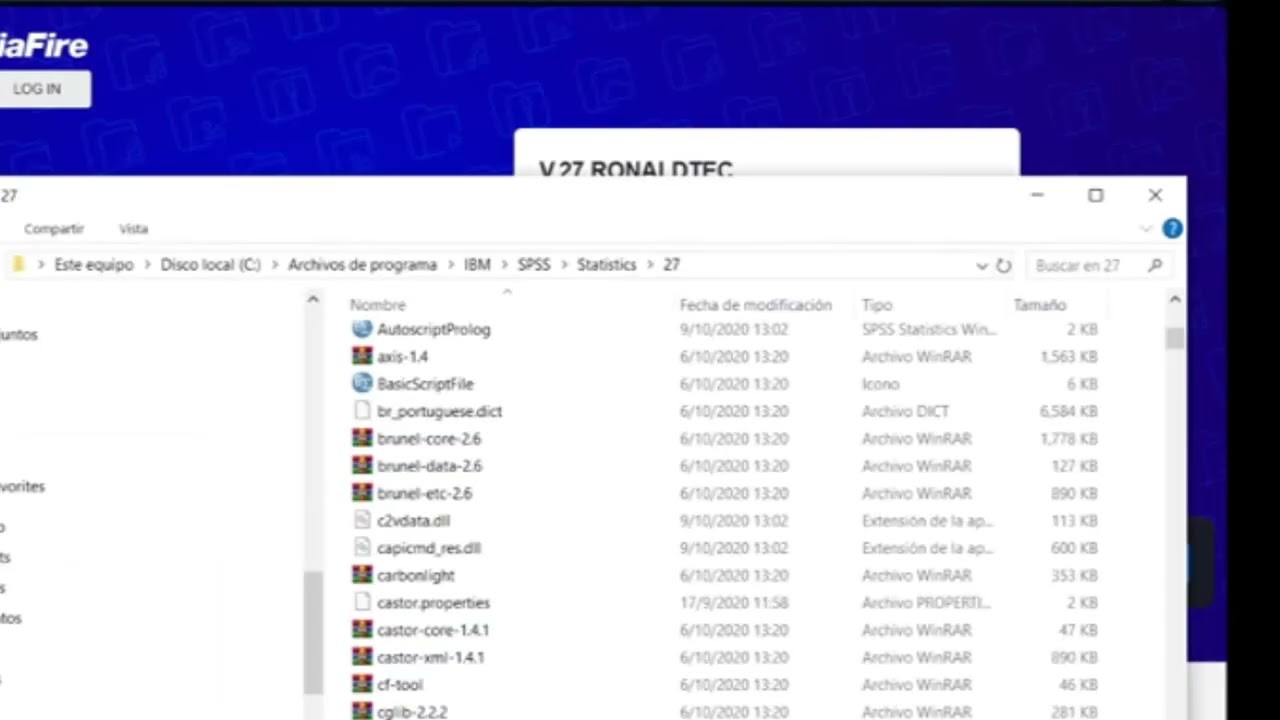 INSTALA SPSS VERSION 27   Fácil y rápida