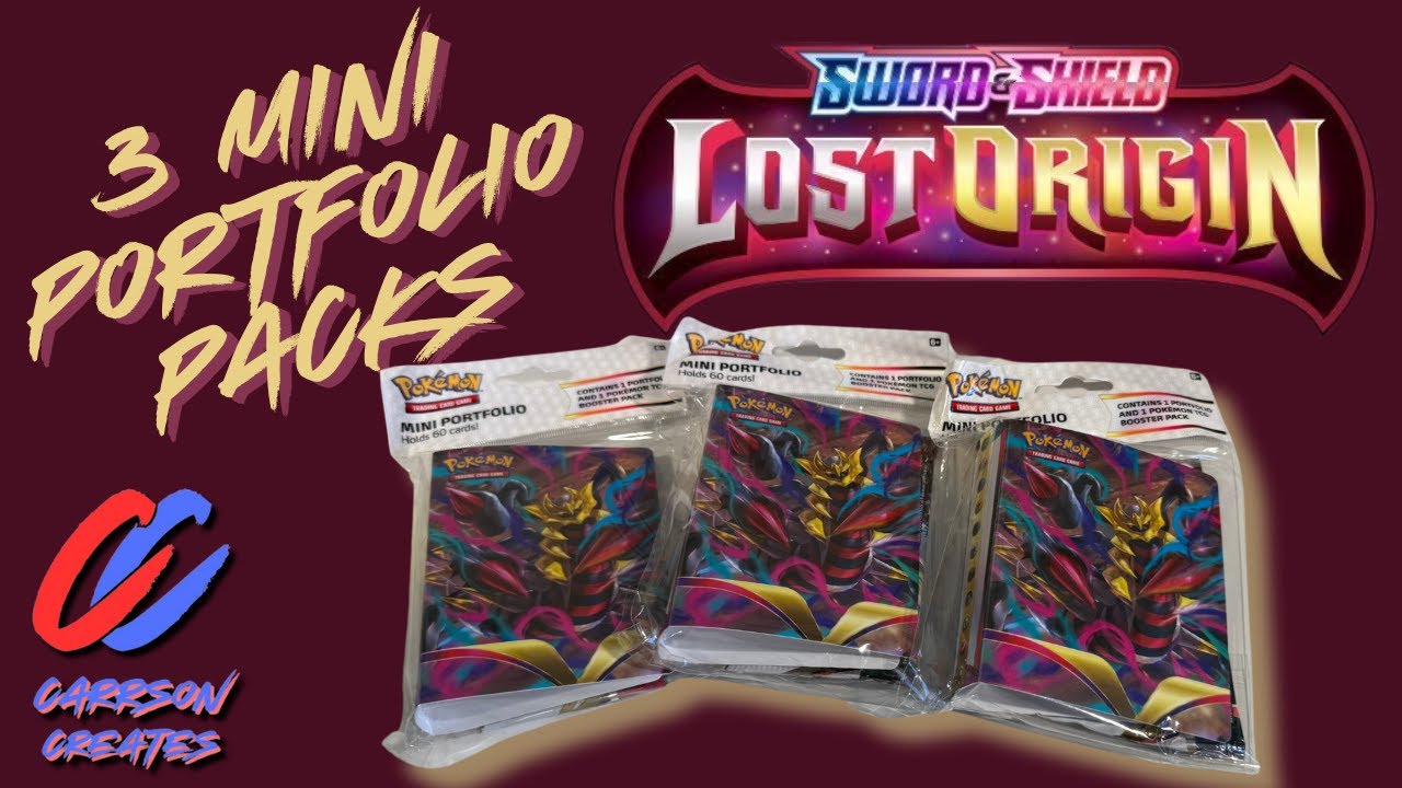 I Open 3 Lost Origin Mini Portfolios - Pokemon TCG - Booster Pack Opening