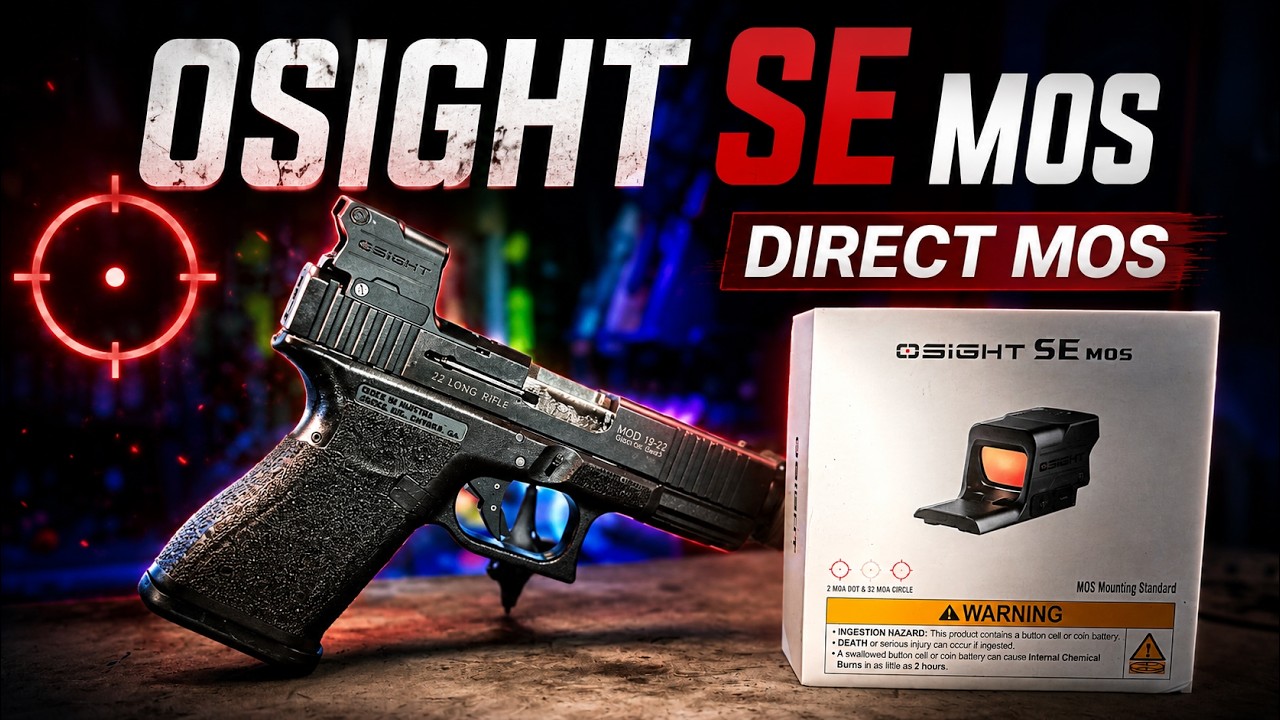 NEW! Osight SE MOS Overview &ndash; Direct-Mount Enclosed Optic for Glock MOS!