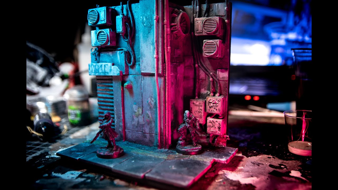 I made a CYBERPUNK Diorama, so I wouldn't feel left out