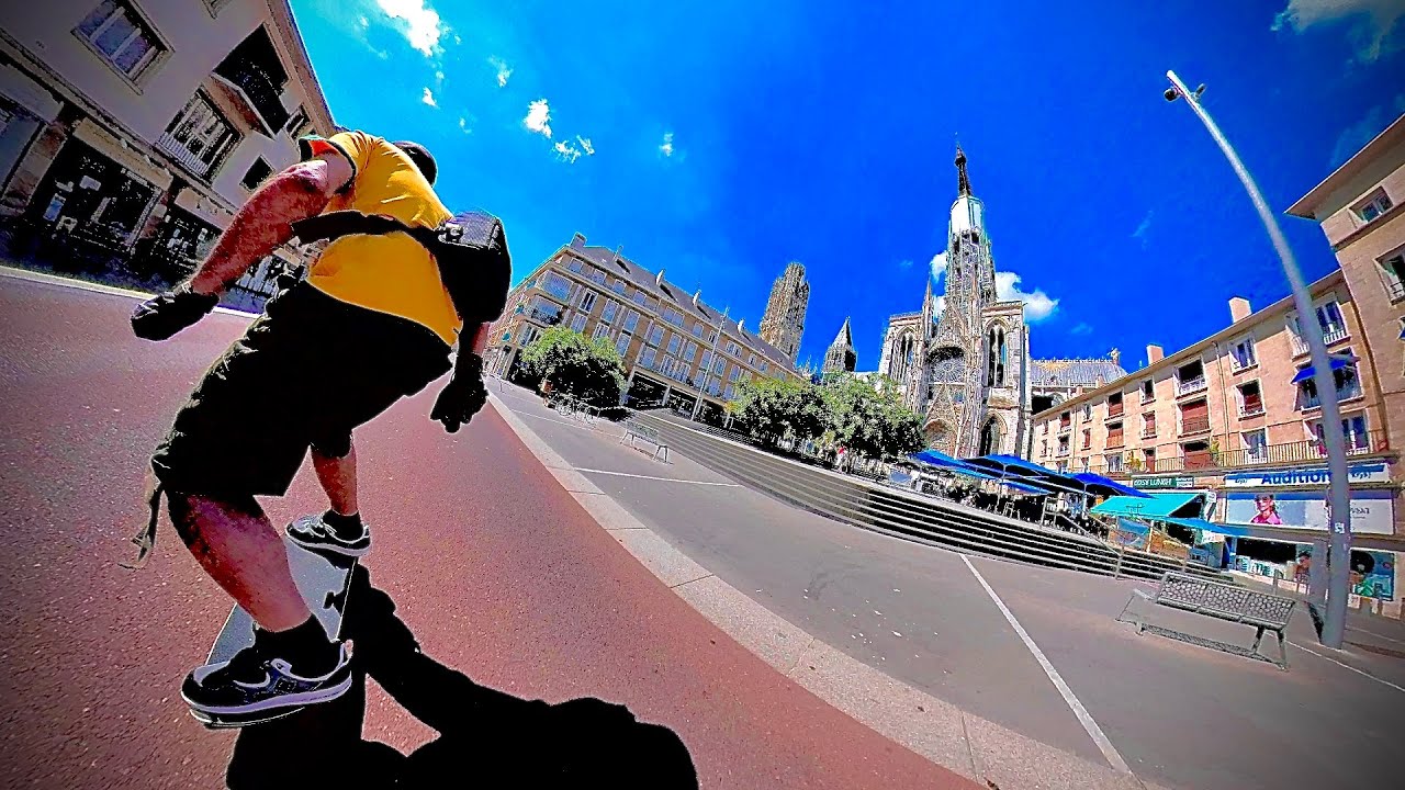 Esk8 ballade sur les quais de Seine | Rouen | elwing nimbus