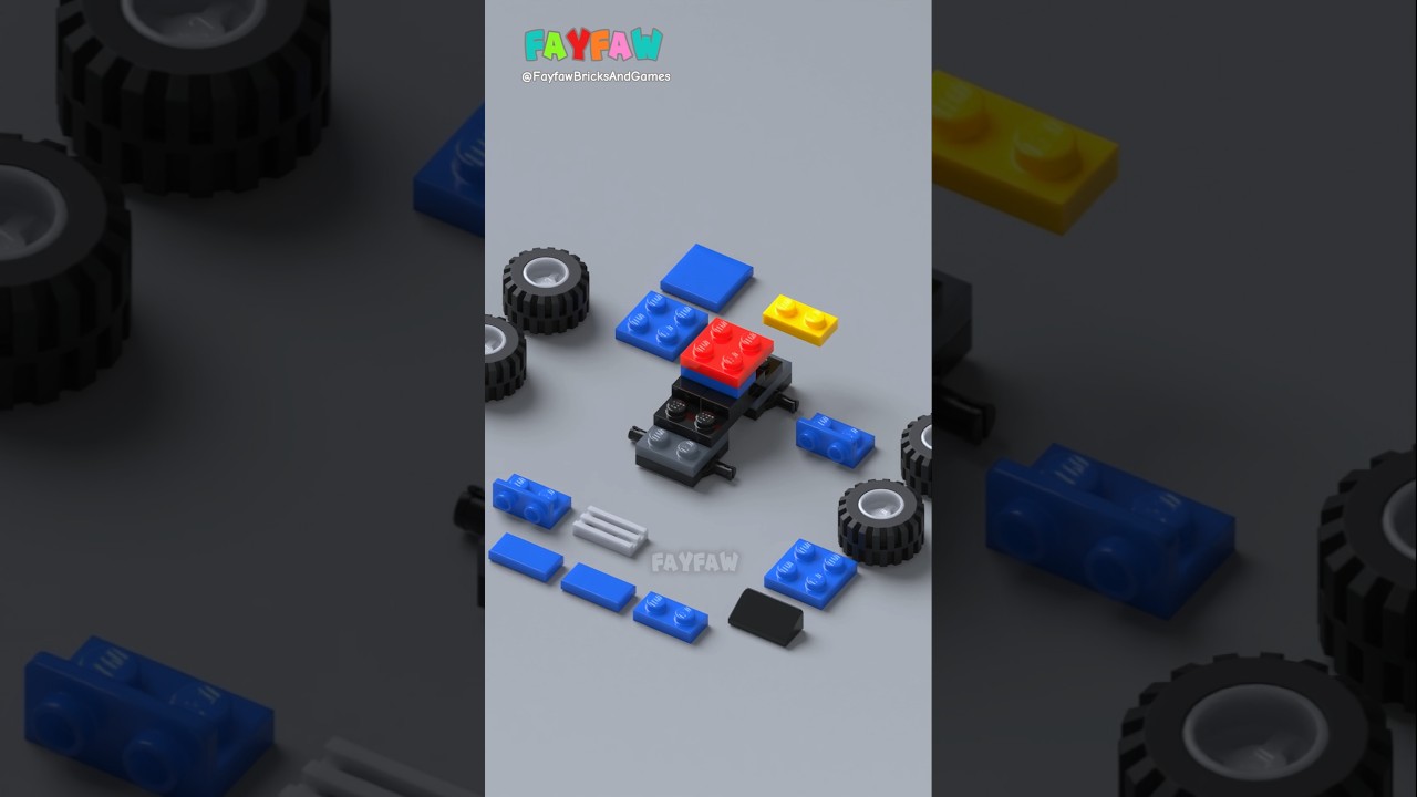 LEGO Monster Truck Race Ace #shorts #viralshorts