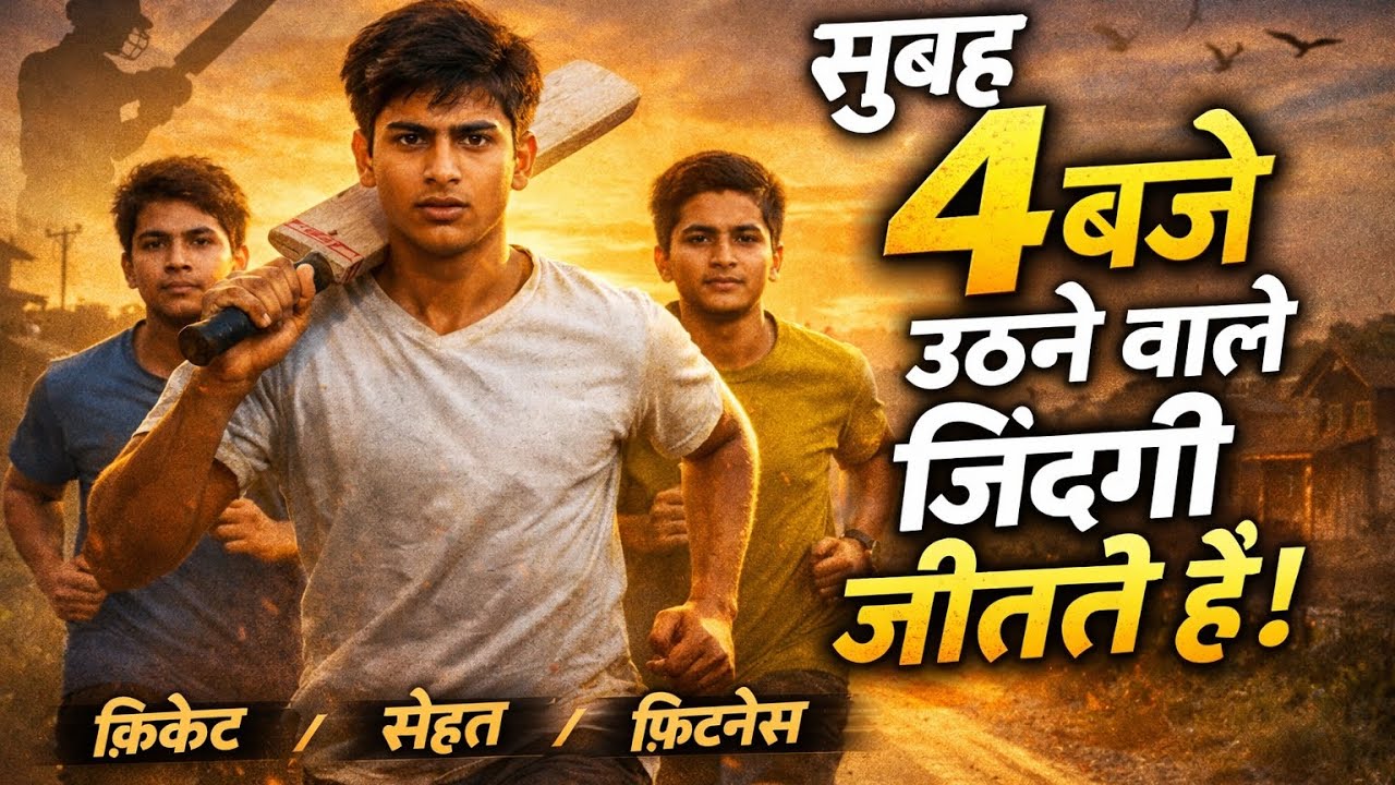 “सुबह 4 बजे उठने की ताकत हर किसी में नहीं होती… लेकिन जो उठ गया, वही आगे निकल गया।” 🔥💯तीन दोस्त…