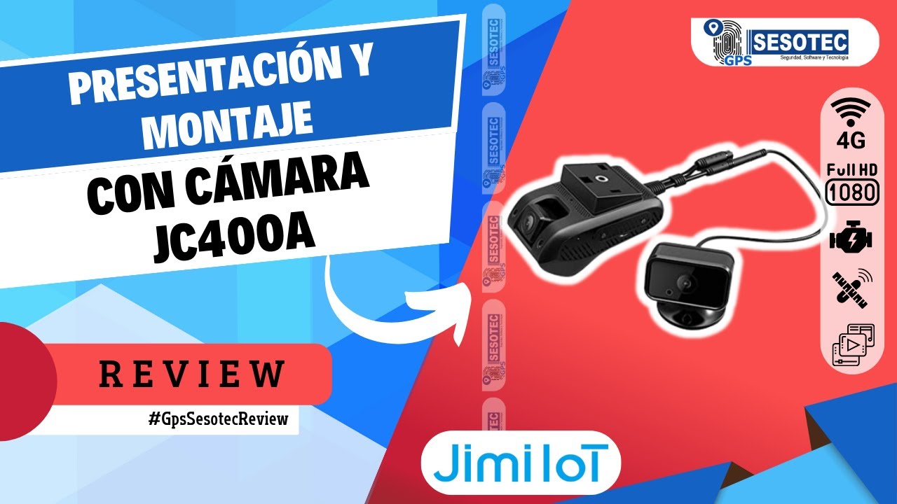 PRESENTACIÓN Y ACTIVACIÓN DE DISPOSITIVO GPS CON CÁMARA JIMI JC400