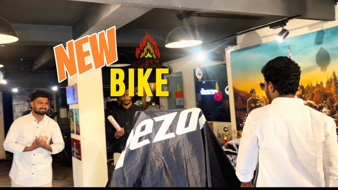 My new bike 🥰🖤#Hubli #yazdi #bike #trending 