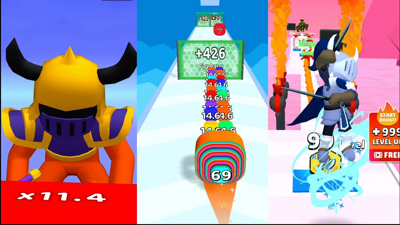 Playing 10001 tiktok's max levels games 😉 smash runner, cube surfer, layer man, solo leveling....