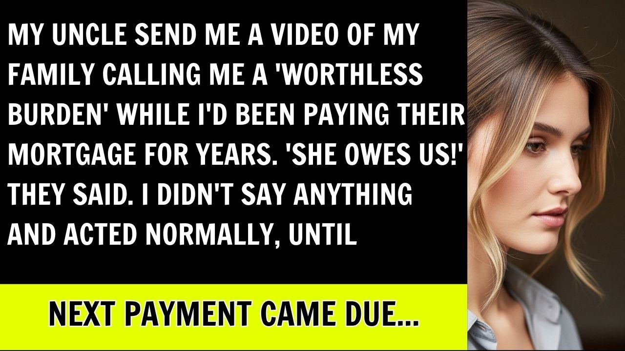 Uncle Sent Me Video Of My Family Calling Me _Worthless Burden_ While I'd Been Paying Their Mortgage
