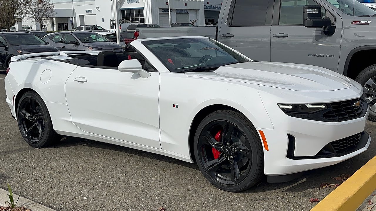 With the Top Down Driving 2024 CAMARO Convertible