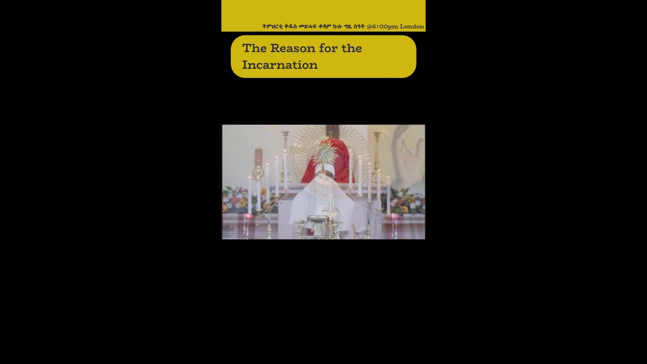 The Reason for the Incarnation 📱