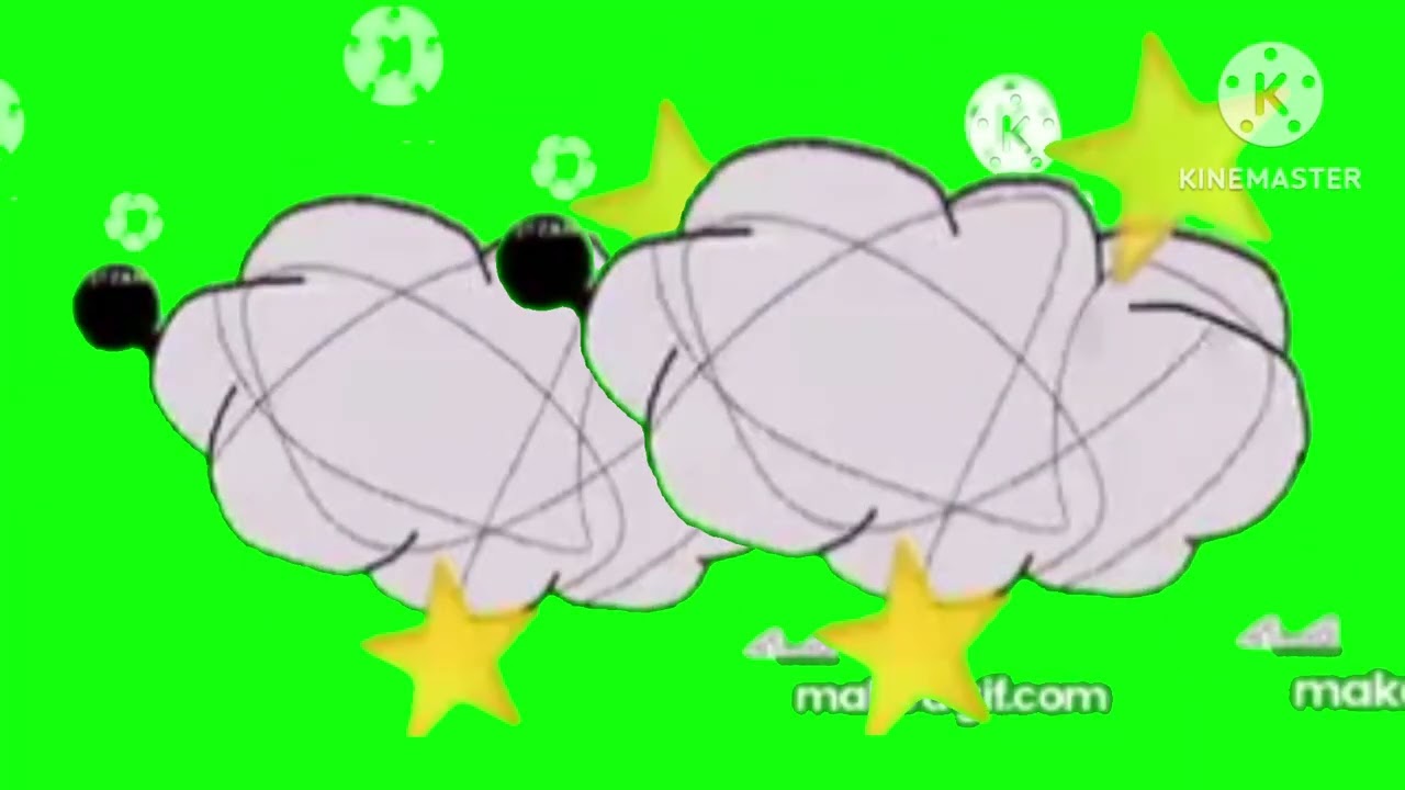 Sky And Durple Fight cloud Duo Green Screen 