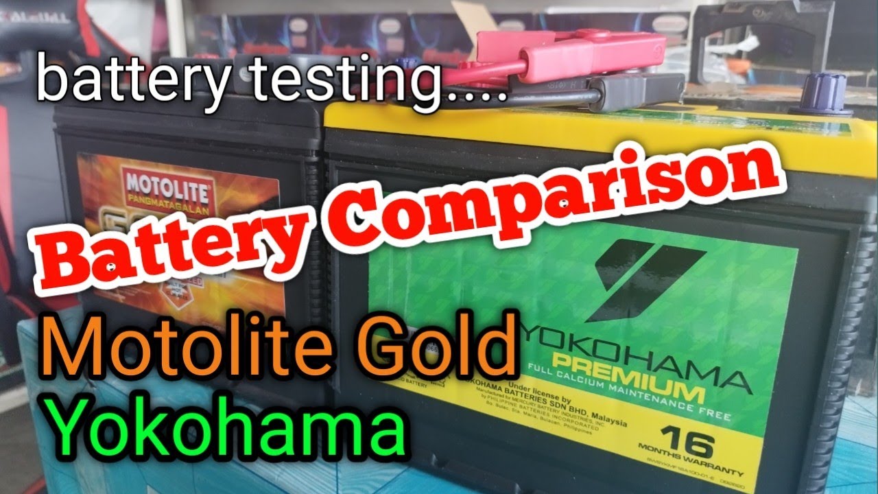 yokohama battery vs motolite gold comparison tips