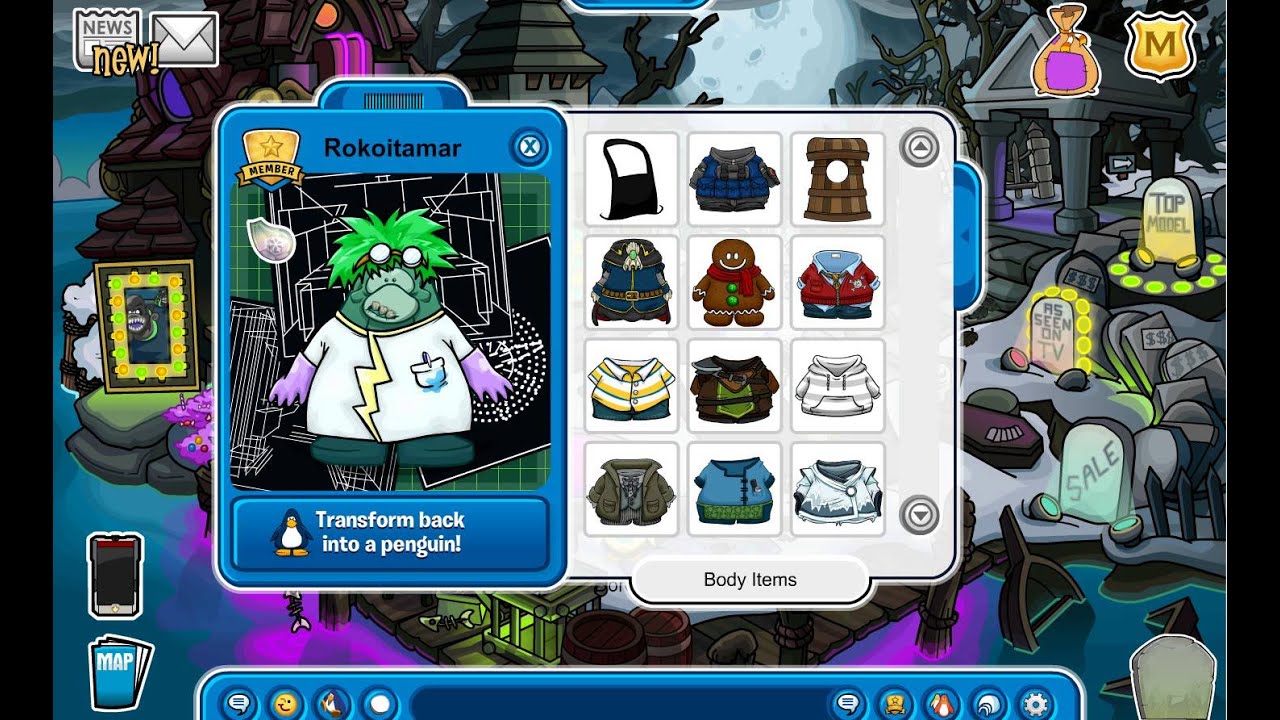 Club penguin - Halloween Party 2013