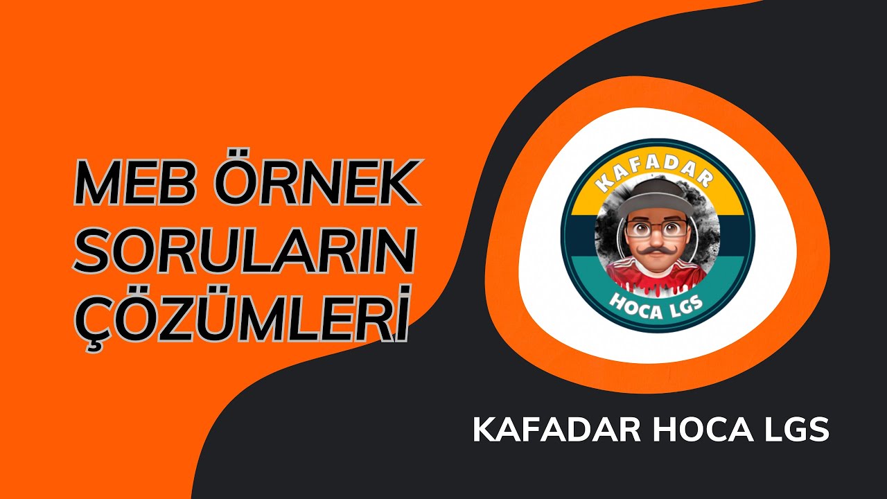 7. SINIF FEN BİLİMLERİ MEB ÖRNEK 1 DÖNEM 1. YAZILI SINAV SORULARI ÇÖZÜMLERİ