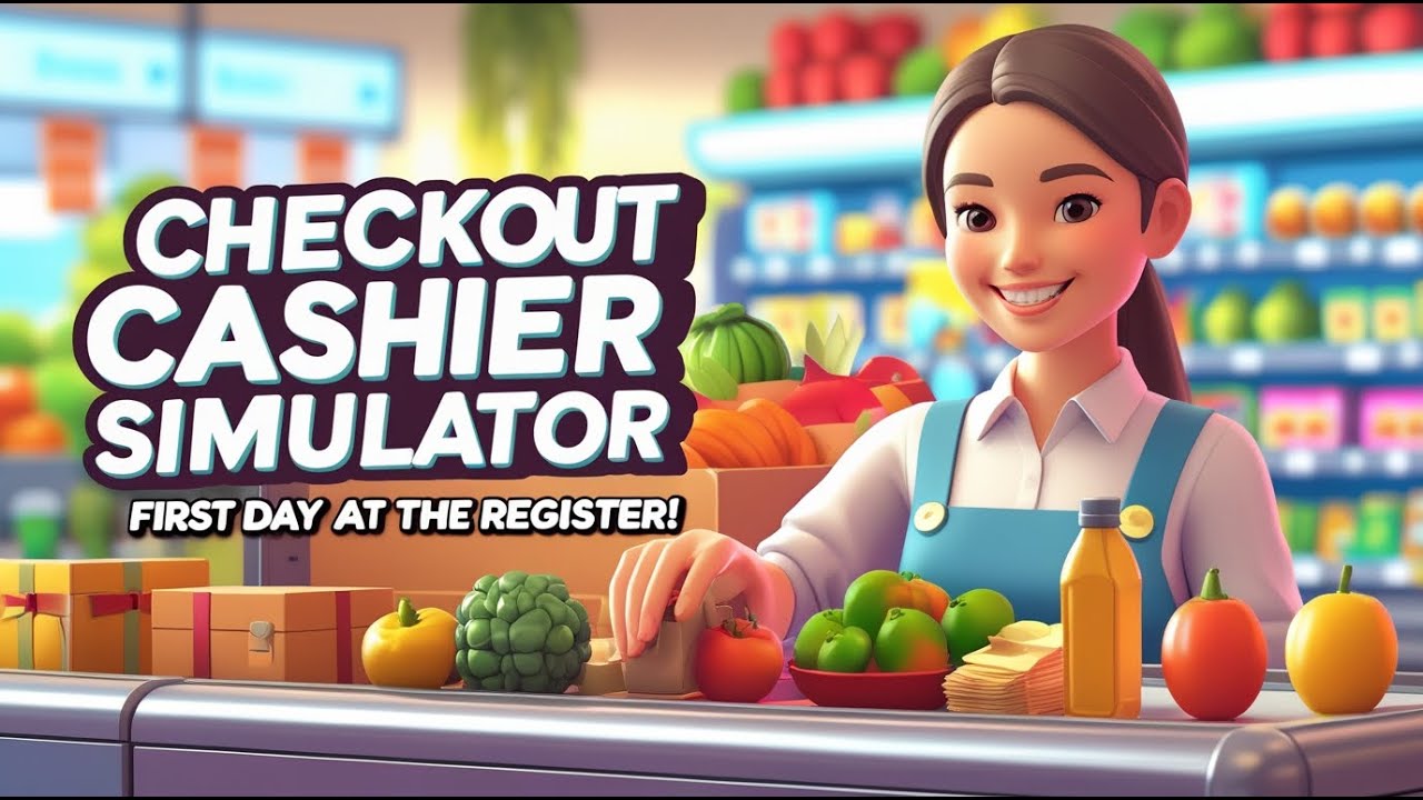 Checkout Cashier Simulator – First Day at the Register! 🛒 | No Commentary
