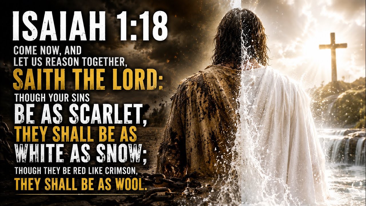 Isaiah 1:18 “No Matter How Broken You Are, God Can Clean You”
