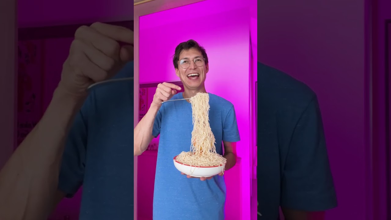 Dad&rsquo;s Crazy Noodle Magic Trick &mdash; Super Easy! 🎩 #kids #magic