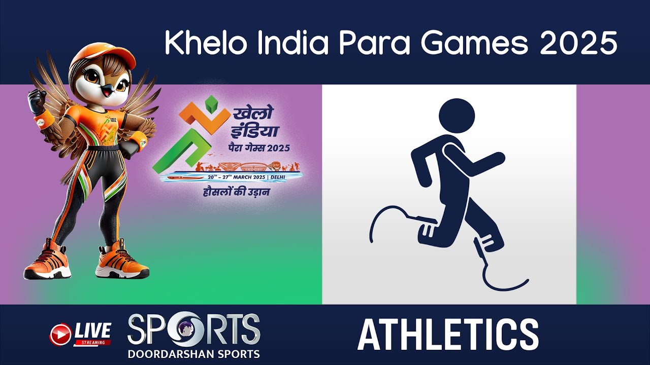 LIVE - Athletics - Khelo India Para Games 2025