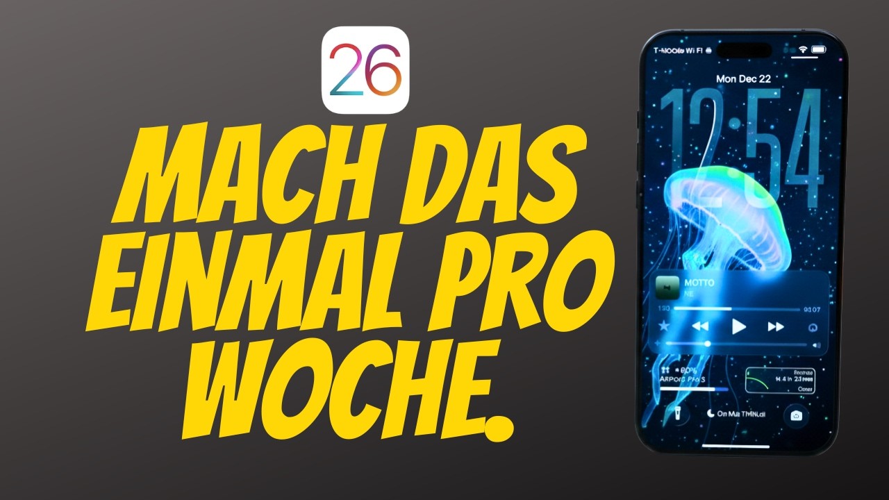 Hast du deinem iPhone heute schon geholfen? STARTE es einmal pro Woche neu!