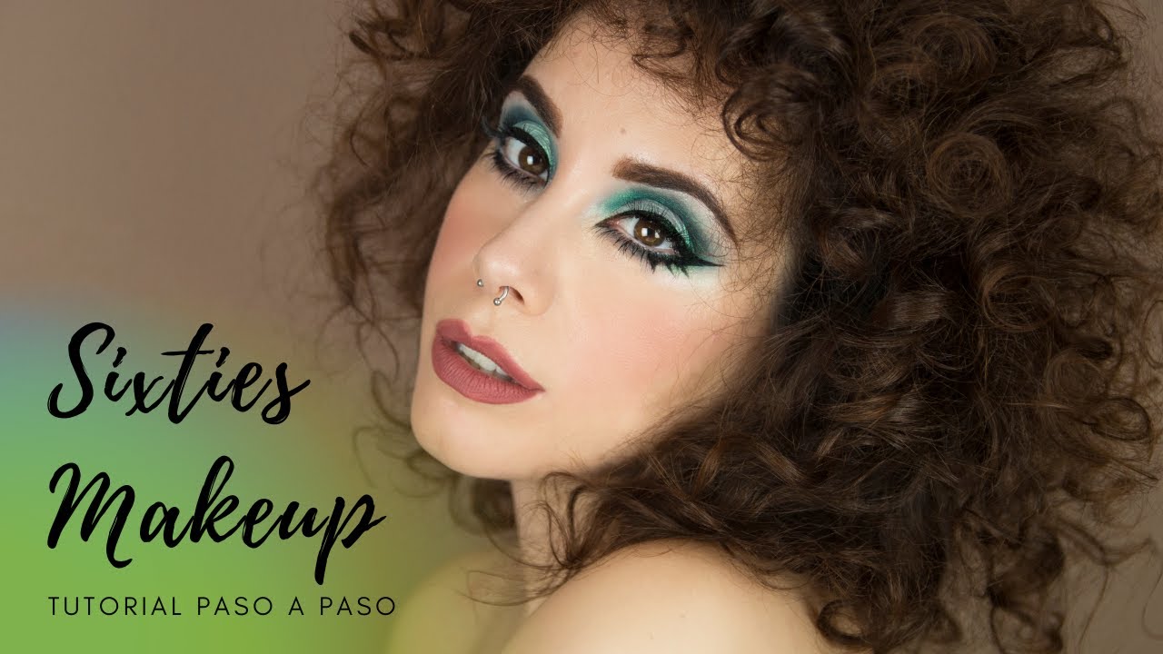 Maquillaje inspiración AÑOS 60  👁 TUTORIAL PASO A PASO