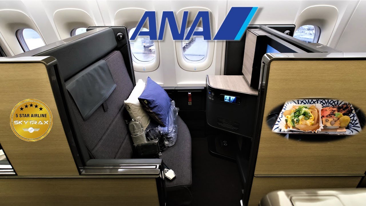 ANA The Room Business Class 777 Tokyo Narita to Chicago O'Hare