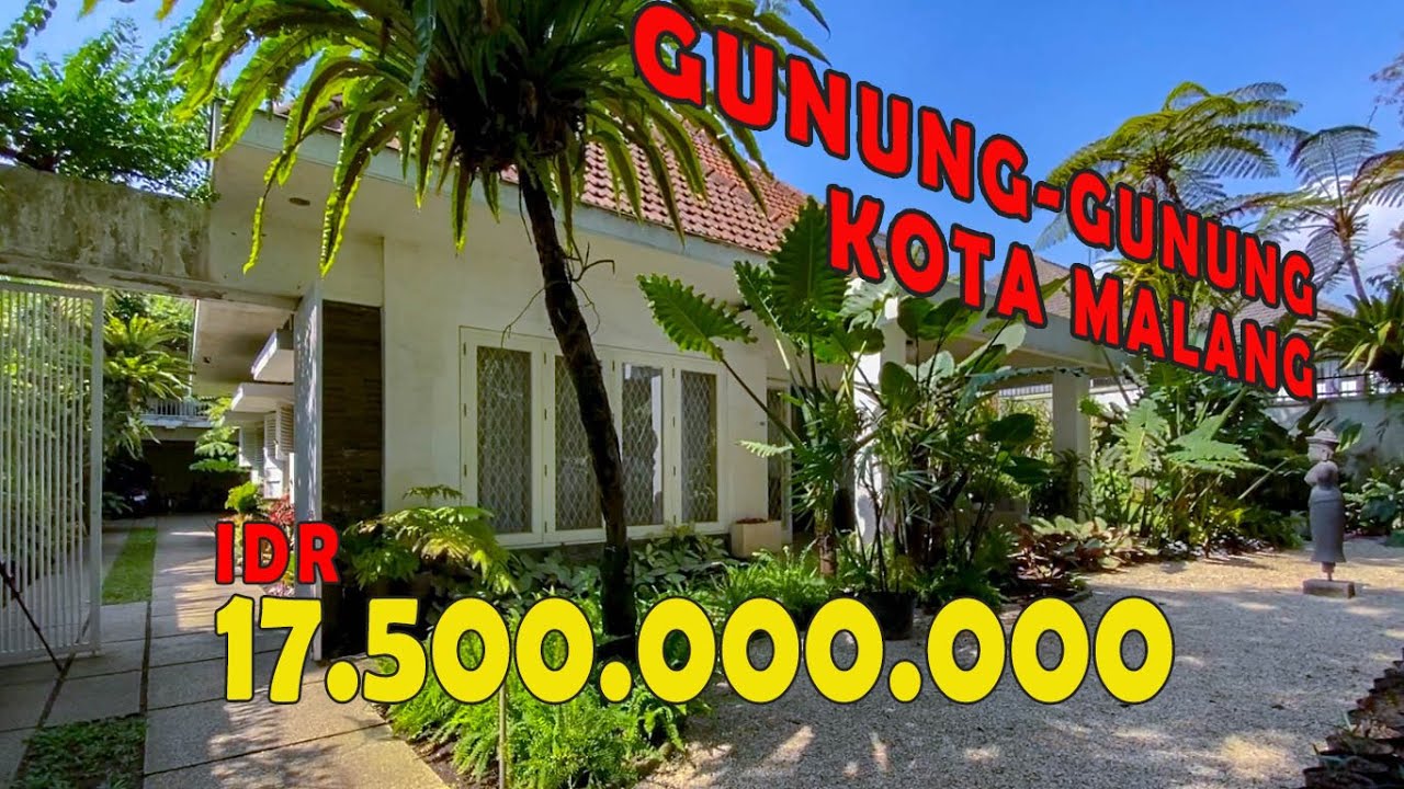 LANGKA RUMAH KLASIK MODERN FULL PERABOT ERA 80 AN || KAWASAN IDJEN MALANG