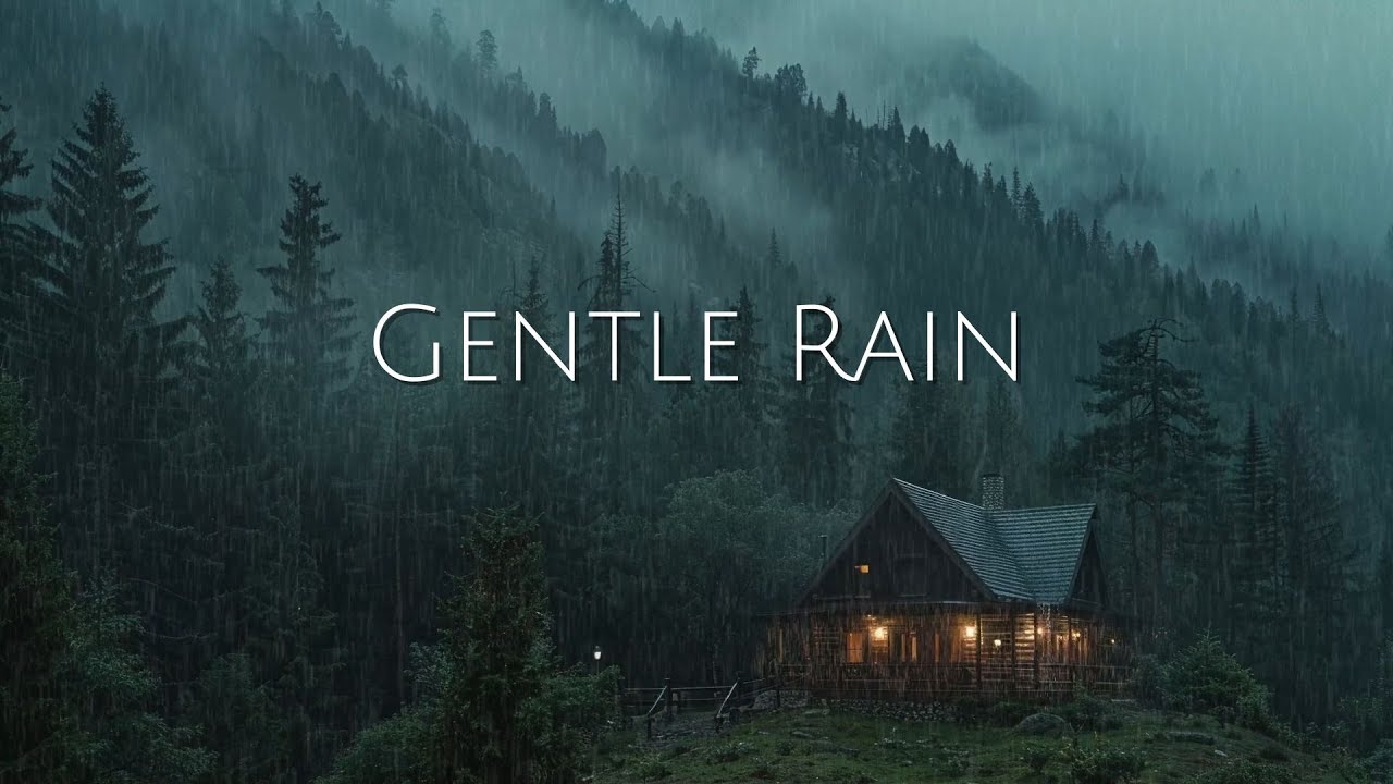 Deep Sleep Gentle Rain Sound for Insomnia Relief – 12 Hours Relaxing White Noise