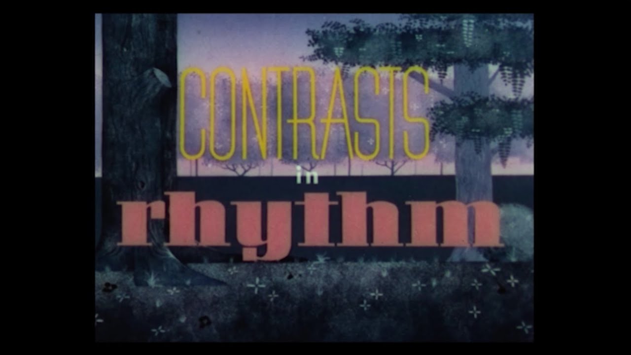 A Walt Disney Cartoon – Contrasts in Rhythm (1948) – 1955 RKO reissue titles
