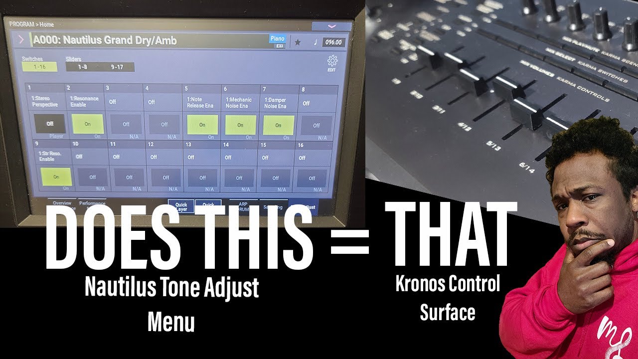 Korg Nautilus: Programming Hack - Nautilus with Kronos like Control Surface??? Let Me Show You How…