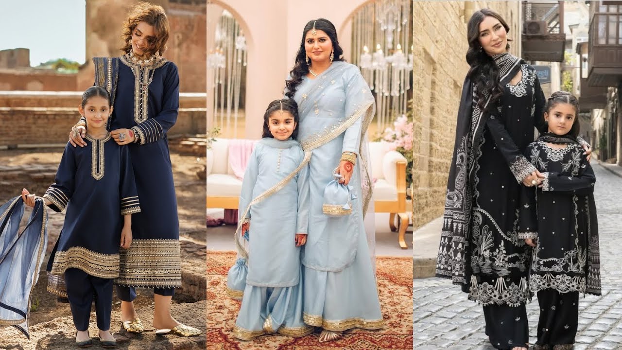 Mother- daughter Matching outfits|| Twining With Móm @fashionvibes-j4v
