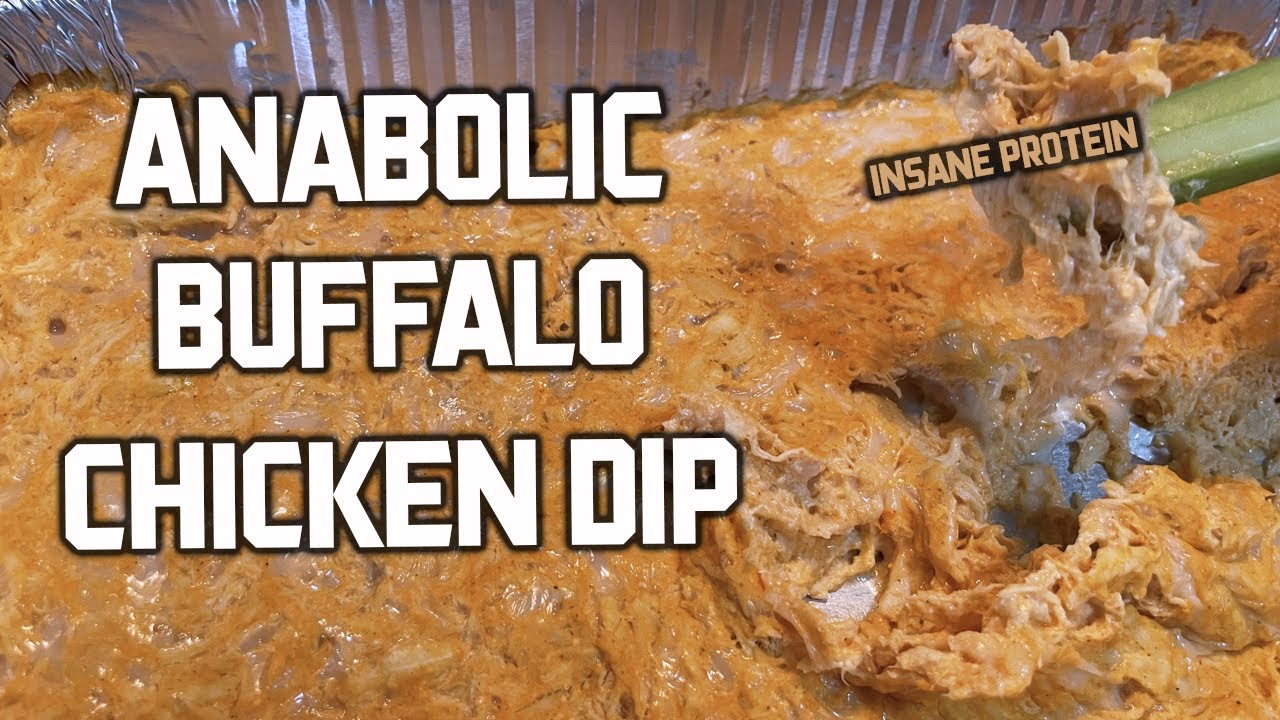 ANABOLIC BUFFALO CHICKEN DIP | High Protein Bodybuilder Meal Prep Recipe